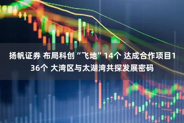 扬帆证券 布局科创“飞地”14个 达成合作项目136个 大湾区与太湖湾共探发展密码